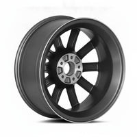 Mazda CX5 2017 2018 64247 OEM wheel rim 19 x 7 CNC Dark Bluish Charcoal Metallic photo 4