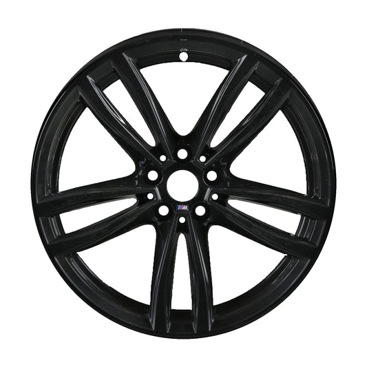 19" x 8.5" BMW M760i Xdrive 2020 2021 Front Factory OEM Wheel Rim Black 86275