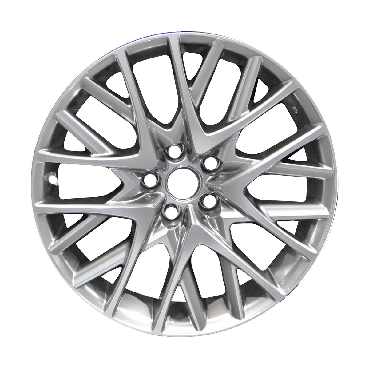 19" x 8" Lexus Rc350 2015 Front Factory OEM Wheel Rim Hyper Silver 74315