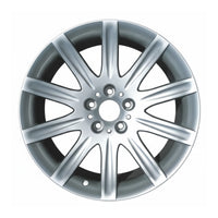 BMW 7 Series 02 03 04 05 06 07 59396 aluminum OEM rim 19 x 9 Silver FRONT photo 1