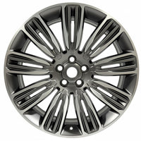 22" RANGE ROVER WHEEL RIM FACTORY OEM 2018-2020 72328 MACHINED CHARCOAL photo 1