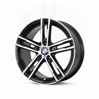 BMW M240I 2018 2019 2020 2021 86512 aluminum OEM rim 18 x 7.5 CNC Black FRONT photo 3