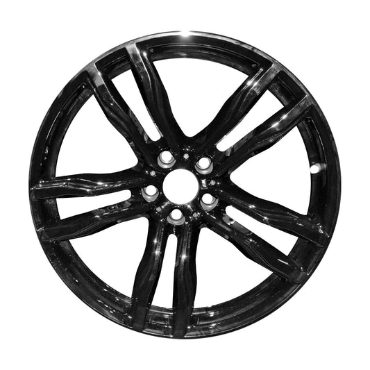 21" x 11.5" BMW X6 2016 2017 2018 2019 Rear Factory OEM Wheel Rim Black 86195