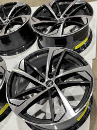 Set 22x10 Audi SQ7 2023 2024 Factory Wheels Rims Machined Charcoal 4M0601025DN photo 4