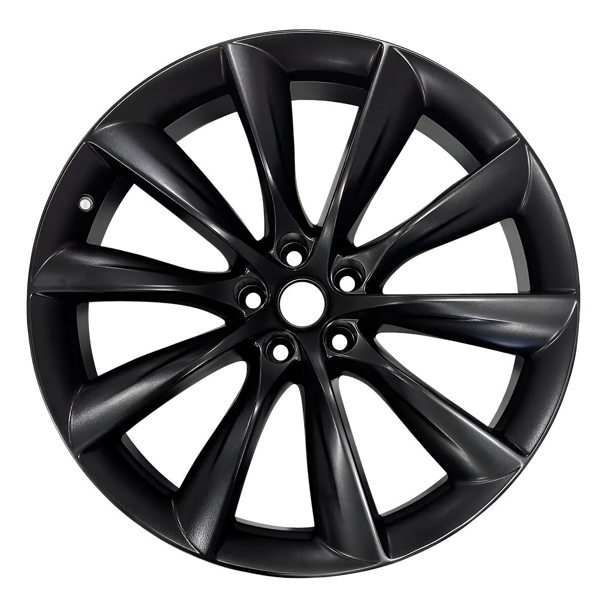 21x8.5 Tesla Model S Turbine 2012 2013 2014 2015 2016 2017 OEM Wheel Rim Black