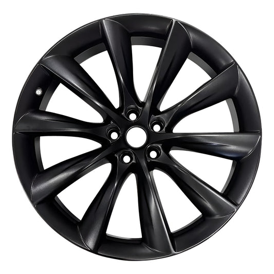 21x8.5 Tesla Model S Turbine 2012 2013 2014 2015 2016 2017 OEM Wheel Rim Black