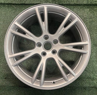 19" x 9.5" Tesla Model Y 2020 Factory OEM Wheel Rim 96958 Silver photo 4