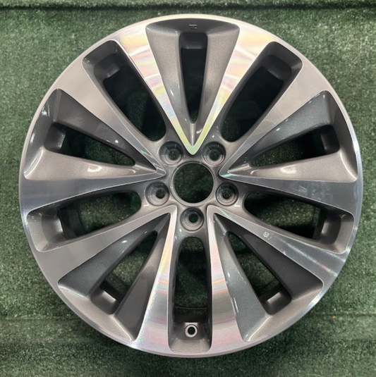 19" x 8" Acura MDX 2014 2015 2016 Factory OEM Wheel Rim 71820 CNC Charcoal