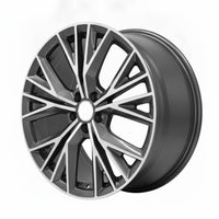 Audi A7 Quattro 15 - 18 58983 aluminum OEM wheel rim 20 x 9 CNC Charcoal photo 3