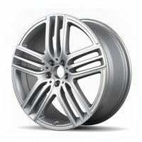 Mercedes GLS450 20 21 22 23 24 25 85805 OEM wheel rim 21 x 10 CNC Silver FRONT photo 3