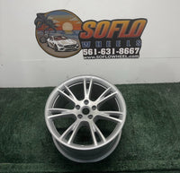 19" x 9.5" Tesla Model Y 2020 Factory OEM Wheel Rim 96958 Silver photo 2