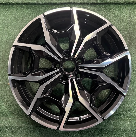 19" x 7.5 BMW X3 2022 2023 2024 Factory OEM Wheel Rim 95286 CNC Black