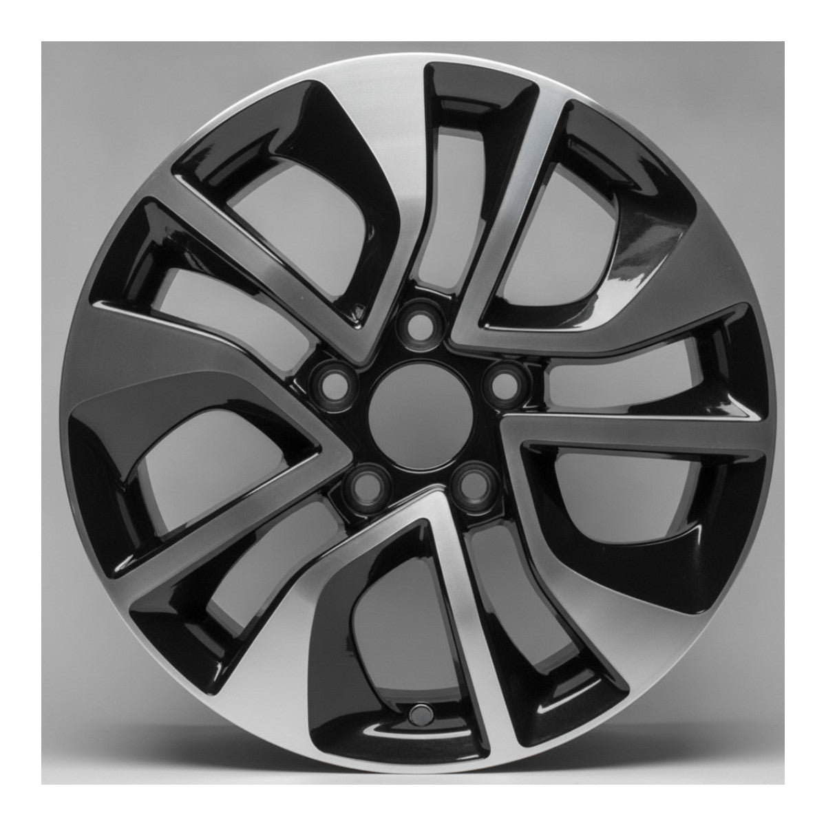 Honda Civic 2013 - 2015 64054 aluminum OEM wheel rim 15 x 6 CNC Black