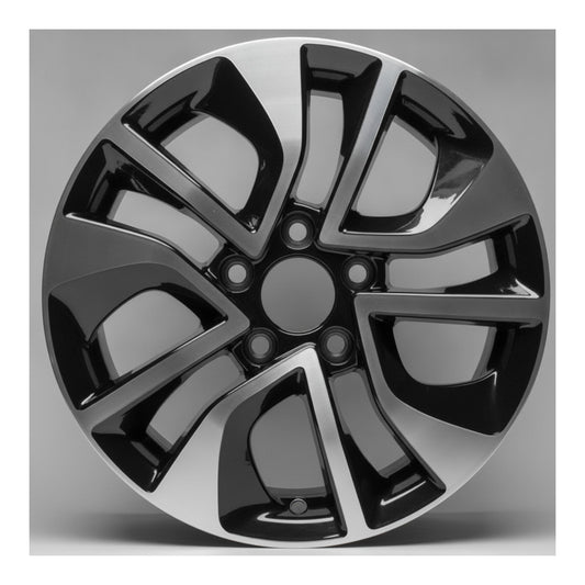 Honda Civic 2013 - 2015 64054 aluminum OEM wheel rim 15 x 6 CNC Black