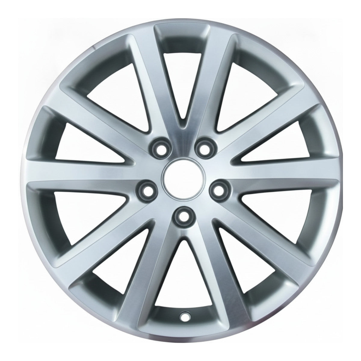 Volkswagen EOS Passat 06-11 69828 aluminum OEM wheel rim 17 x 7.5 CNC Silver