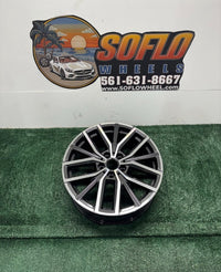 18" x 7.5" BMW X1 2023 2024 Factory OEM Wheel Rim 86685 CNC Charcoal photo 4