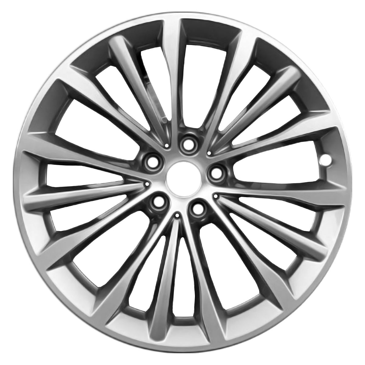 19" x 8" BMW 530e 2018 2019 2020 Factory OEM Wheel Rim Machined Silver 86329