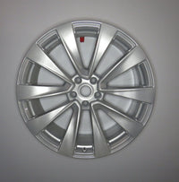 Silver 22" x 10 Alloy Rear Factory OEM Wheel Rim 2022 2023 Tesla Model X 95350 photo 1
