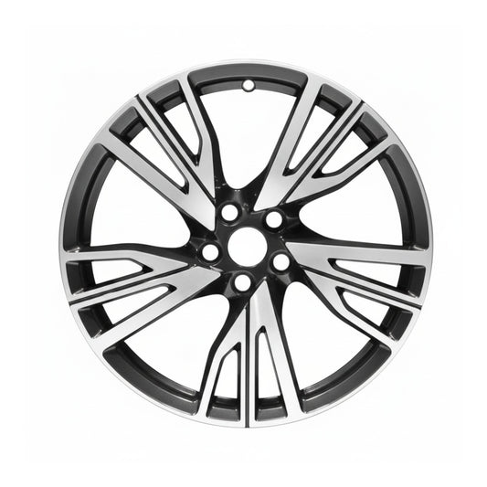 BMW I8 14 15 16 17 18 19 20 86205 OEM rim 20 x 8.5 Polished Black REAR RIGHT