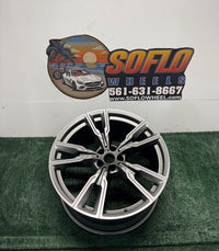 22 x 10.5 REAR BMW X6 X5 2019 2020 2021 2022 2023 2024 #747 OEM Wheel Rim 86473 photo 3