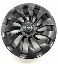 21x10.5 Rear Tesla Model Y Uberturbine 2020-2025 OEM Wheel Rim 96931 Gloss Black photo 1