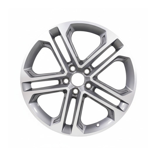 Audi Q5 Sportback 2025 94360 aluminum OEM wheel rim 19 x 8 CNC Charcoal
