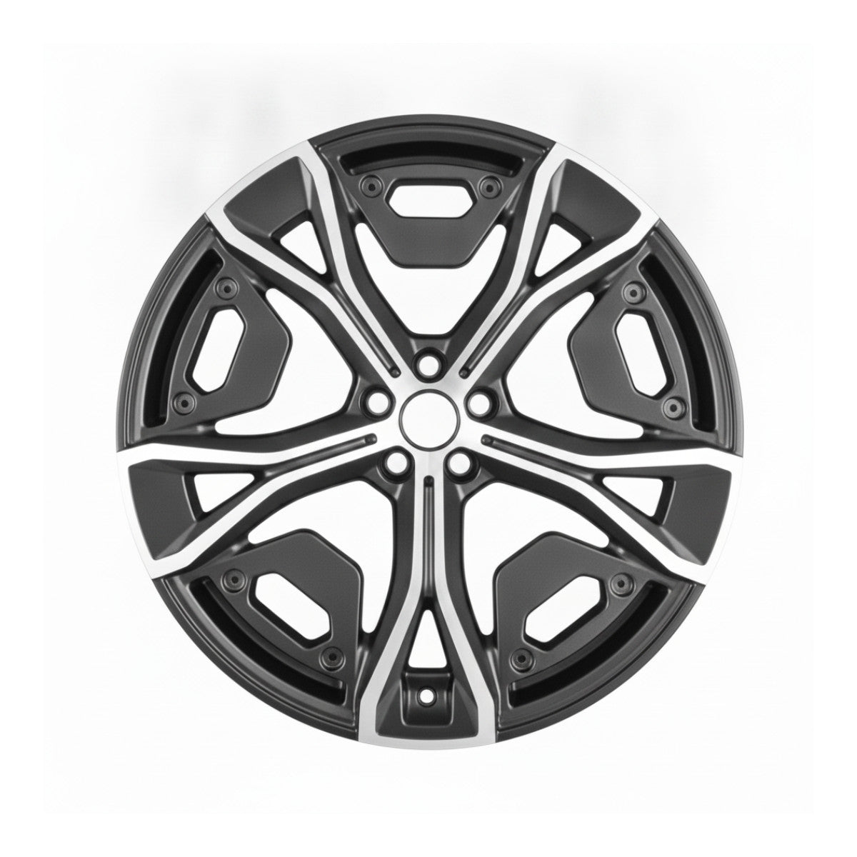 BMW IX 2022 2023 2024 2025 86623 aluminum OEM rim 22 x 9.5 CNC Black