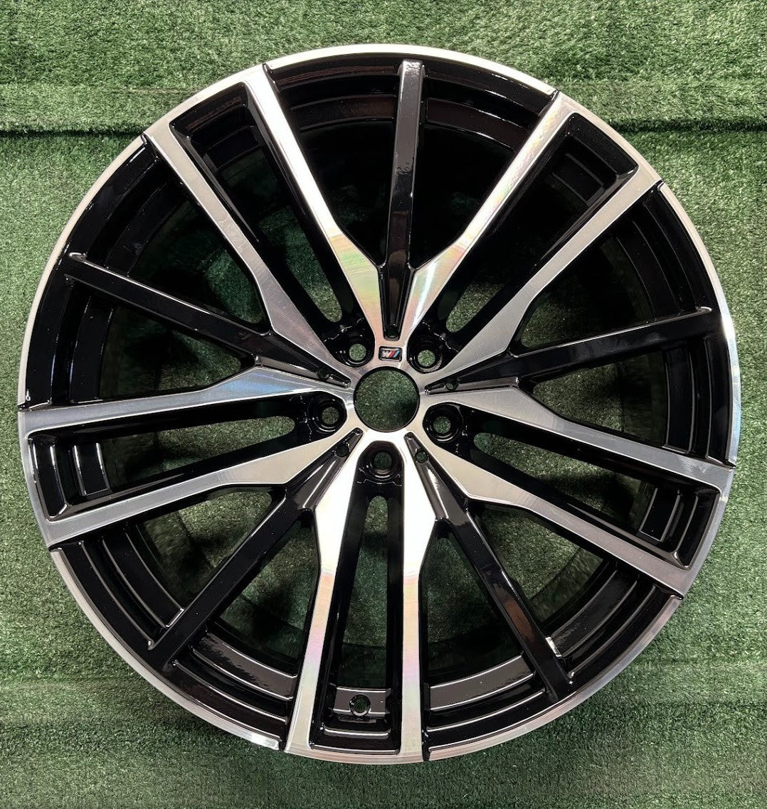 22" x 10.5" SET BMW X5 X6 2019-2024 Factory OEM Wheel Rim 86474 86471