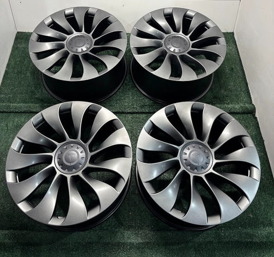 Staggered Set 21" Tesla Model Y Uberturbine 2020-2025 OEM Wheels Rims