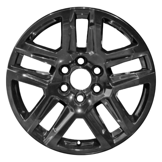 20" x 9" Chevrolet Silverado 1500 2019 2020 Factory OEM Wheel Rim Black 05913