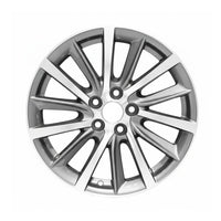 Toyota Highlander 2017 2018 2019 75214 aluminum OEM rim 18 x 7.5 CNC Charcoal photo 1