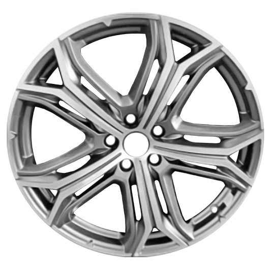 21" x 9" Maserati Levante 2020 Factory OEM Wheel Rim Machined Charcoal 95102