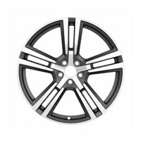 Volvo XC60 2018 2019 2020 2021 70447 aluminum OEM rim 20 x 8 CNC Charcoal photo 1