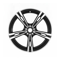 BMW M5 18 19 20 21 86386 aluminum OEM wheel rim 19 x 9.5 Front CNC Charcoal photo 1