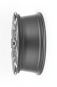 Hyundai Santa Fe 21 22 23 71007 aluminum OEM wheel rim 19 x 7.5 CNC Charcoal photo 5