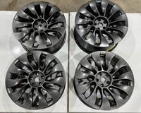Staggered Set 21" Tesla Model Y Uberturbine 2020-2025 OEM Wheels Rims photo 10